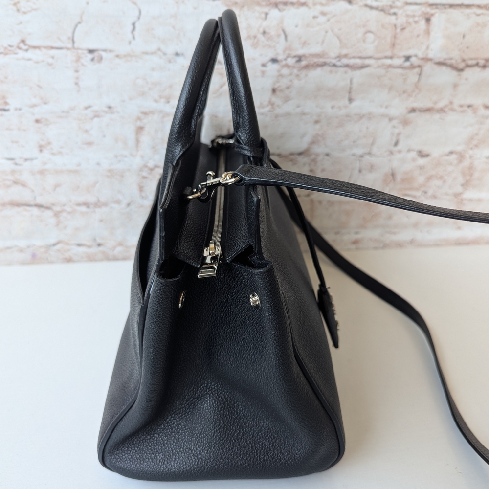 Yves Saint Laurent Paris Cabas Rive Gauche Leather Shoulder, crossbody Handbag - Picture 8 of 16